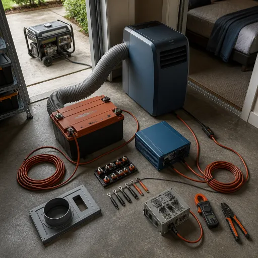Portable AC during a brownout: the surge math, the generator question, and the battery backup that keeps one room cold