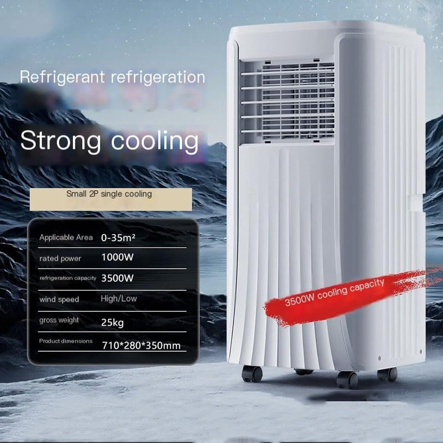 Portable Air Conditioner 10000 BTU with Remote Control, Dehumidifier, Oscillating Fan for Home Cooling, Quiet Operation 12000 BTU 12000 Btu