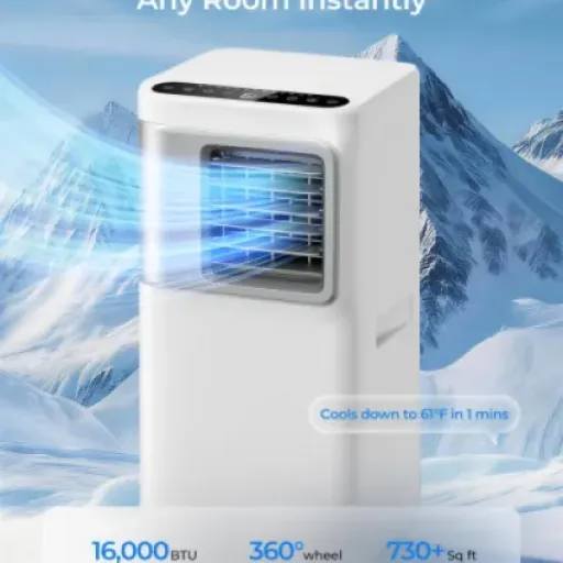 YLEOOB 16000 BTU Portable Air Conditioner Review: quiet power with smart controls for big rooms