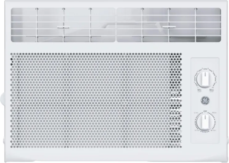 Window Air Conditioner Unit, 5,000 BTU for Small Rooms up to 150 sq ft - with Manual Adjustable Fan and Cooling Settings, Perfect for Small Bedroom or Living Room, Easy Install Kit Included, White New 5,000 BTU Mechanical Controls White