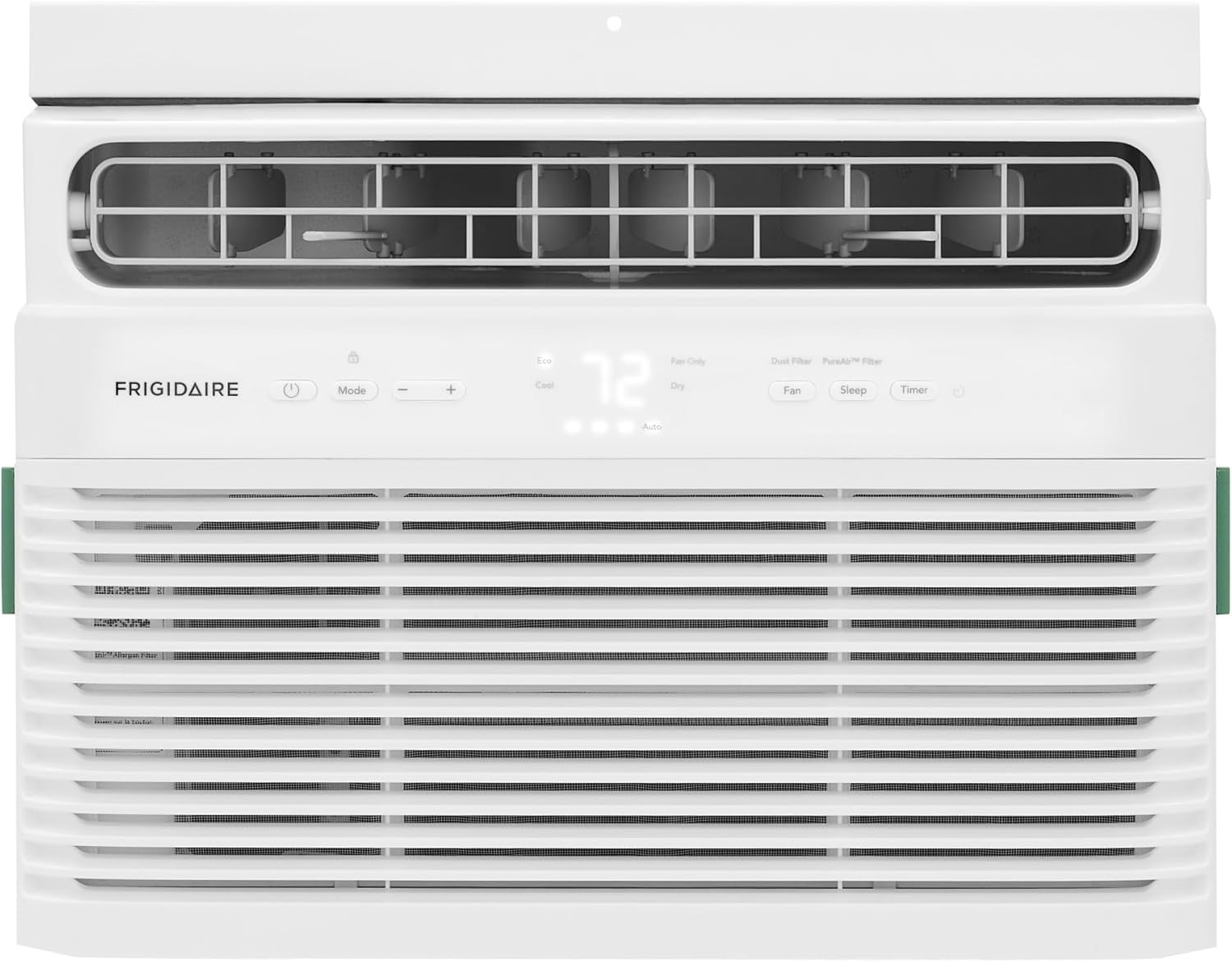 5,000 BTU Window Air Conditioner with Remote Control, Cools Up to 150 Sq - Ft., Quiet Operation, Eco Mode, 3 Fan Speeds, Auto Restart, White 5,000 BTU Electronic Controls