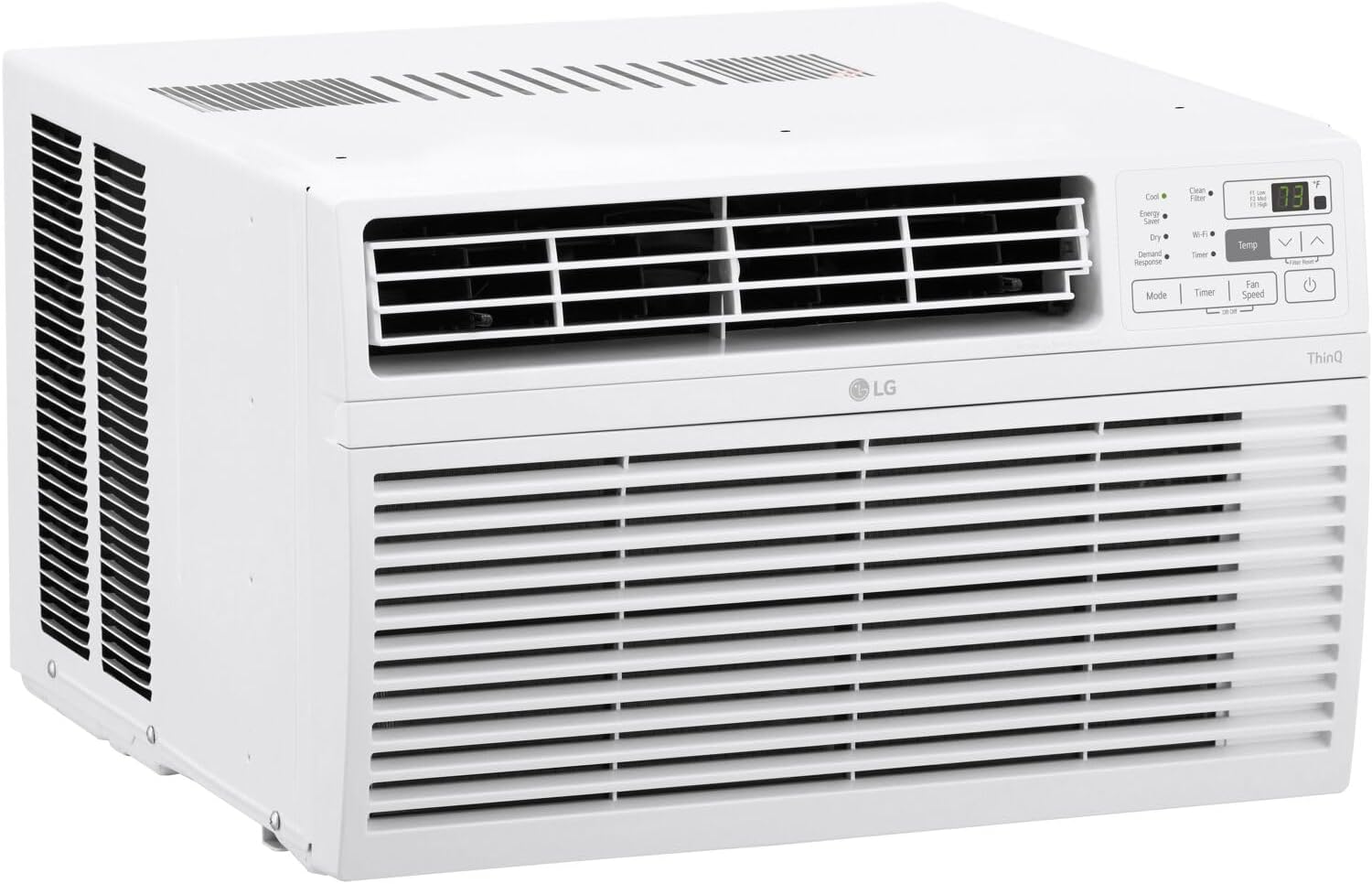 10000 BTU Window Air Conditioners [2023] Remote Control WiFi App Ultra-Quiet Washable Filter Cools 450Sq.Ft for Medium & Large Room AC Unit air conditioner Easy Install White LW1017ERSM1 10000 BTU Wi-Fi Bright White