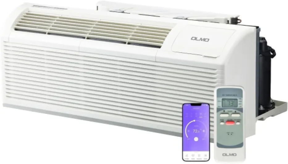 9,000 BTU PTAC – Heating & Cooling – Packaged Terminal Air Conditioner & Heat Strip – Built-In 3.5kW Electric Heater – Includes Wireless Smart Kit, Remote & Power Cord – R-32 Refrigerant 9000 BTU 3.5 kW