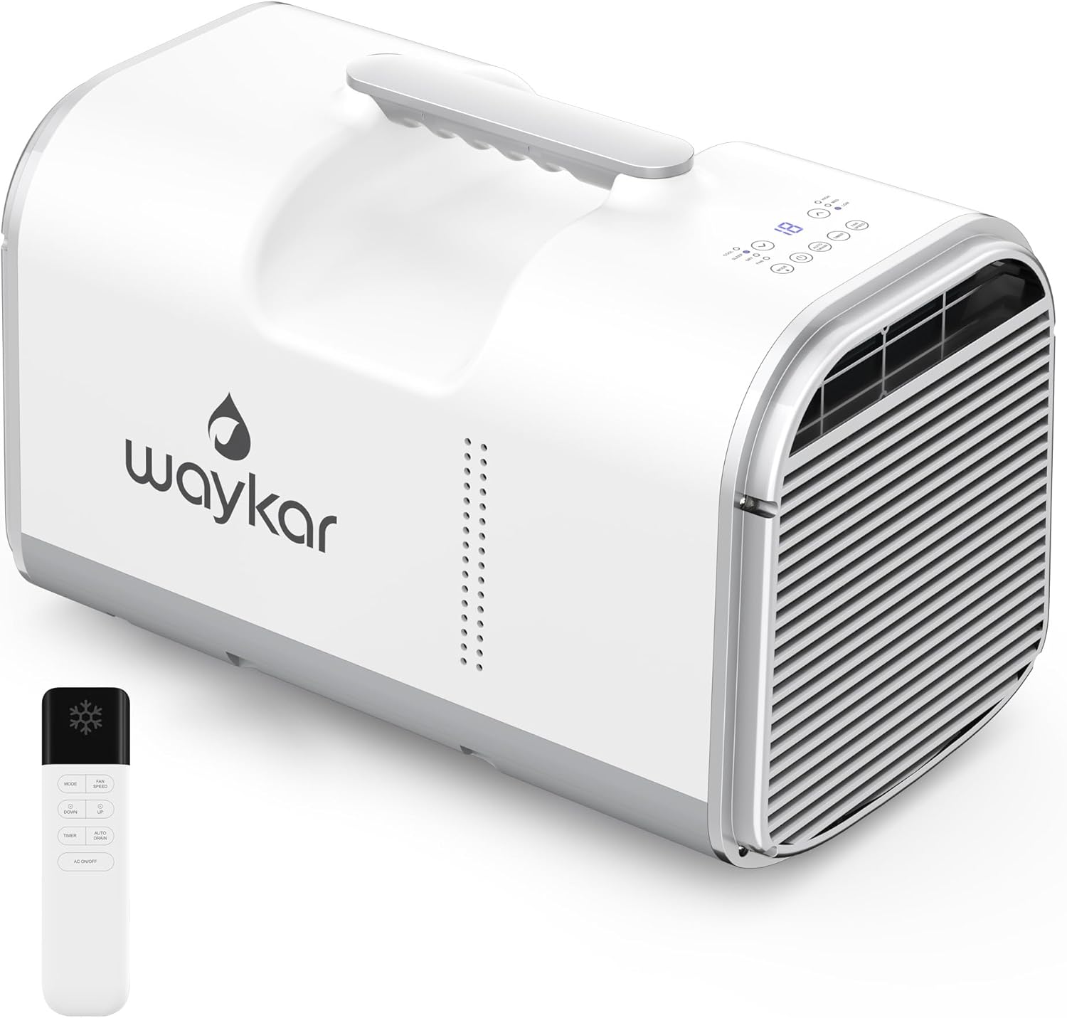 4500 BTU Portable Air Conditioner - Tent, Camping Air Conditioner Covers up to 130 Sq - Ft., Remote Control, Cooling, Dry, Fan, Sleep in Compact 4-in-1 Portable AC Unit - 110V AC Powered