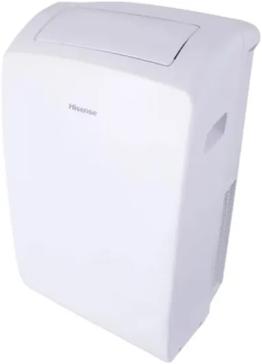 Hisense 8000-BTU SACC (115-Volt) White Vented Wi-Fi enabled 3 modes (Cooling, Fan, Dehumidifier), Portable Air Conditioner, Noise Level dB 50, Remote, Cools 350-sq ft AP0822CW1W (Renewed)