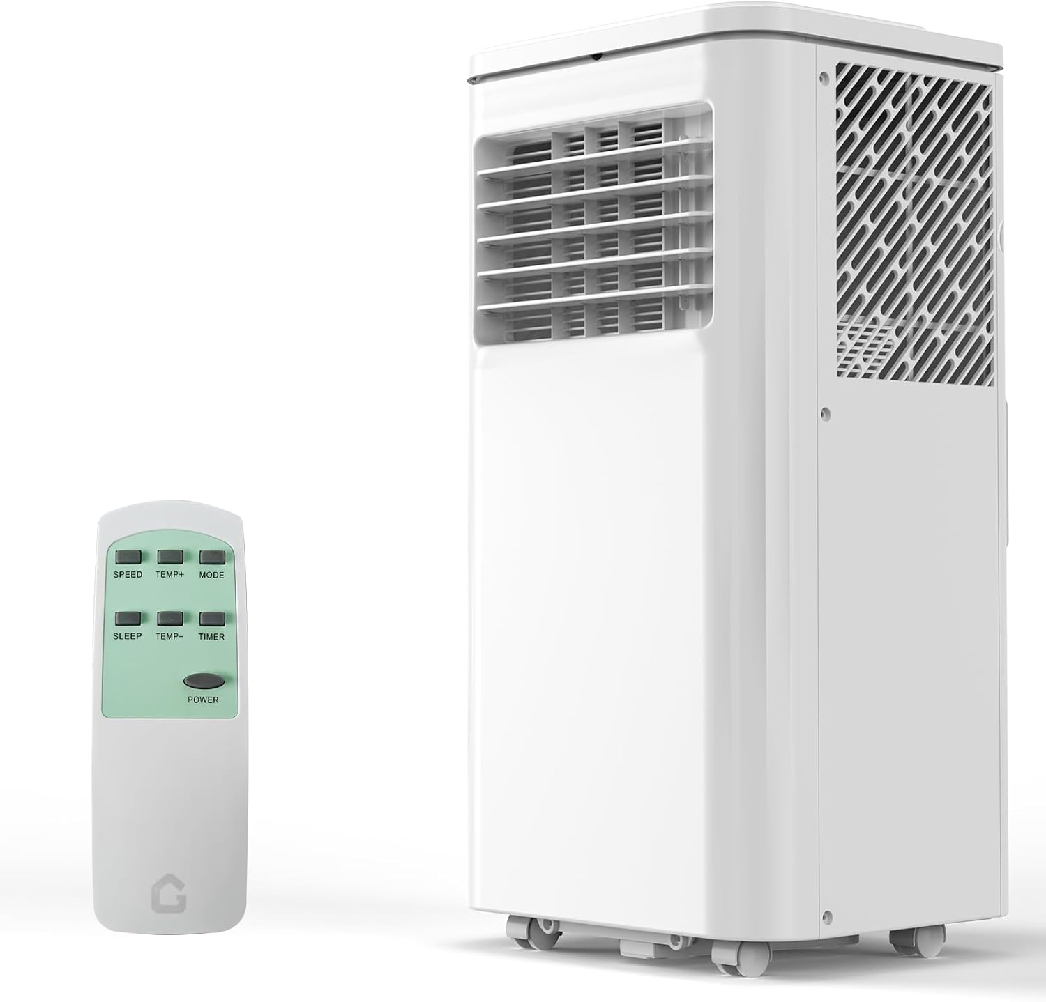 Portable Air Conditioners, 10000 BTU Air Conditioner for Room Up to 450 Sq.Ft, 24H Timer, Remote Control, Dehumidifier, 3 in-1 AC Unit with Window Kit for Bedroom, Indoor Rooms, Home Office 10000BTU+White