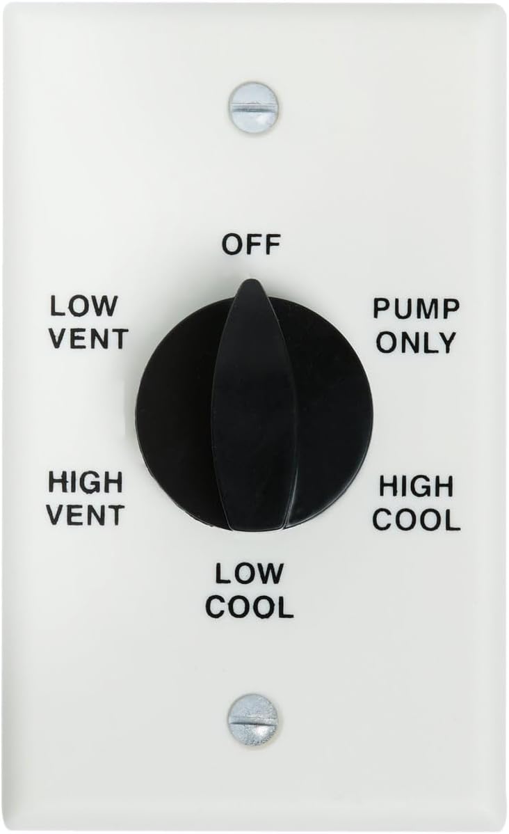 Dial Wall Switch 115 V White