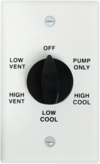Dial Wall Switch 115 V White