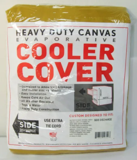 42"W x 45"D x 35"H Side Draft Heavy Duty Canvas Cover for Evaporative Swamp Cooler (42 x 45 x 35)