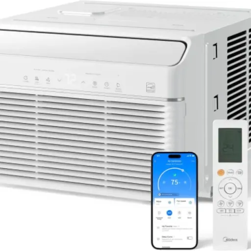 Midea 12,000 BTU Smart Inverter Window AC with Heat Review: a quiet workhorse for one big room