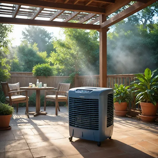 How a portable evaporative cooler transforms outdoor comfort in hot weather