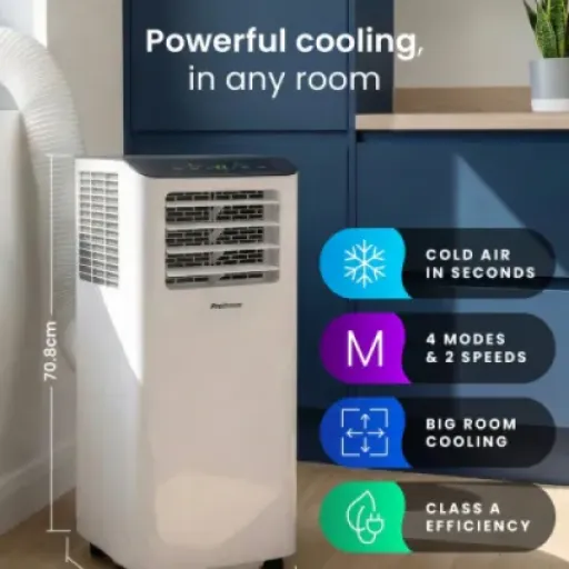 Pro Breeze 4-in-1 Portable Air Conditioner 9000 BTU Review: solid cooling with a few loud compromises