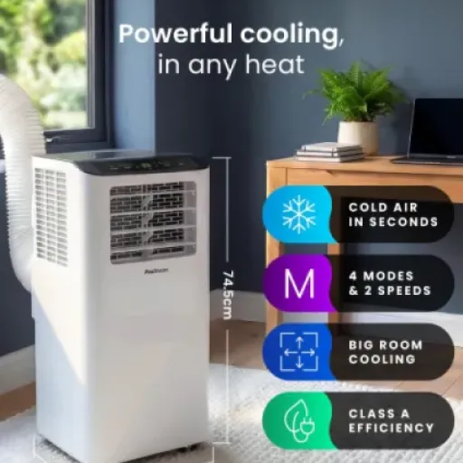 Pro Breeze 12000 BTU Portable AC Review: strong cooling but loud and a bit fiddly
