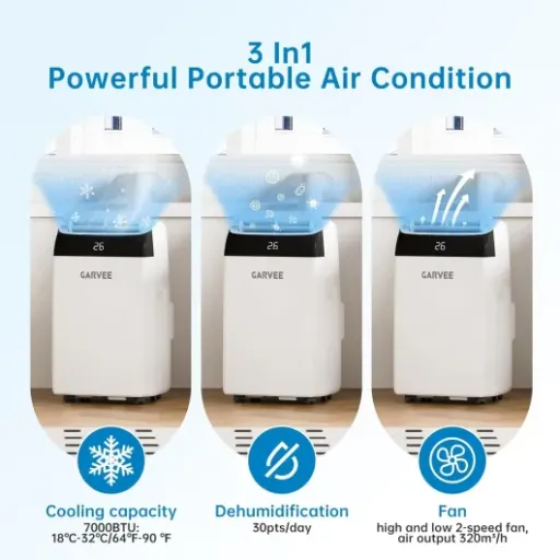 GarveeMore 12000BTU Portable Air Conditioner Review: a straightforward unit that cools fast without too much fuss