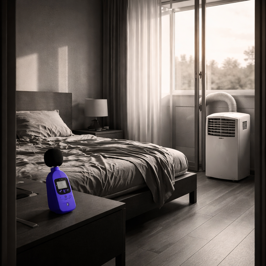 The portable AC for a bedroom that actually lets you sleep: picks, dBA thresholds, placement