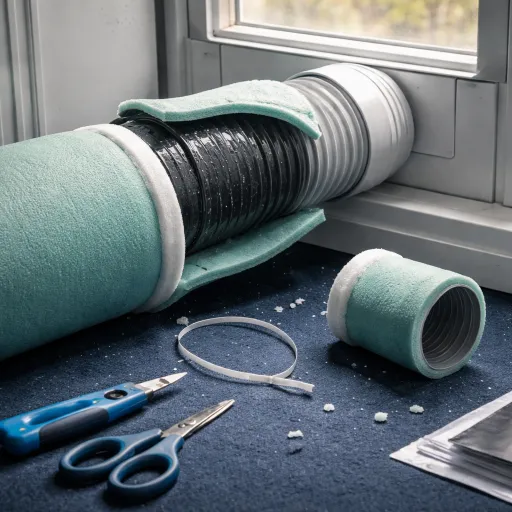 The exhaust hose nobody insulates: how foam wrap and a short run cut your cooling loss by 15%