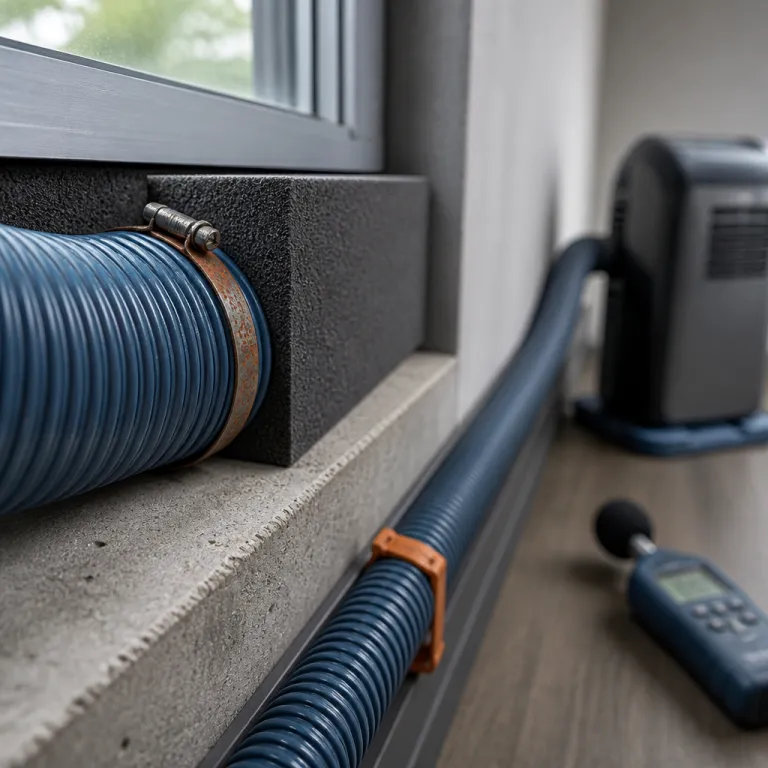 Setting up a portable AC for your home office: placement, hose routing, and the noise floor that kills Zoom calls