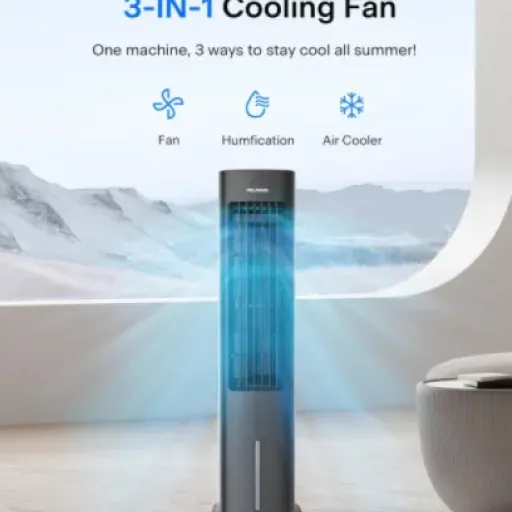 Pelonis 5L Evaporative Air Cooler Review: a decent step up from a fan, but not real AC