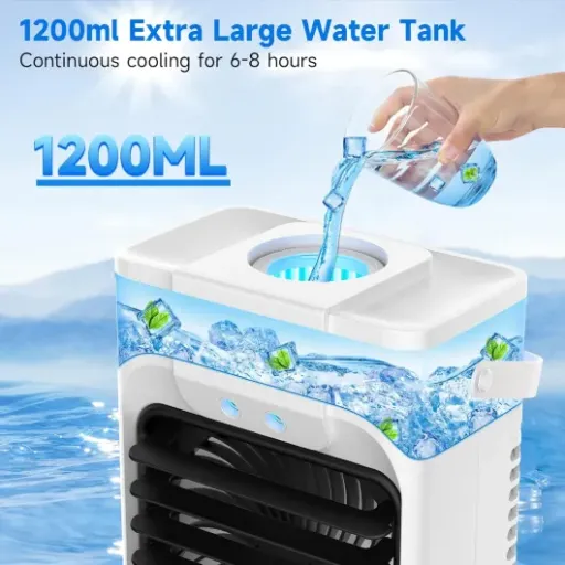XTTANK 1200ml Portable Air Conditioner Review: a desk fan with extras, not a real AC