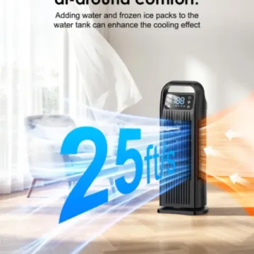 Zenolix Portable Air Cooler Review: a small tower fan that cools you, not the whole house