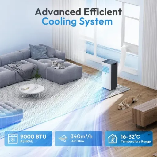 AirOrig 9000 BTU Portable AC Review: compact unit that cools fast but isn’t perfect