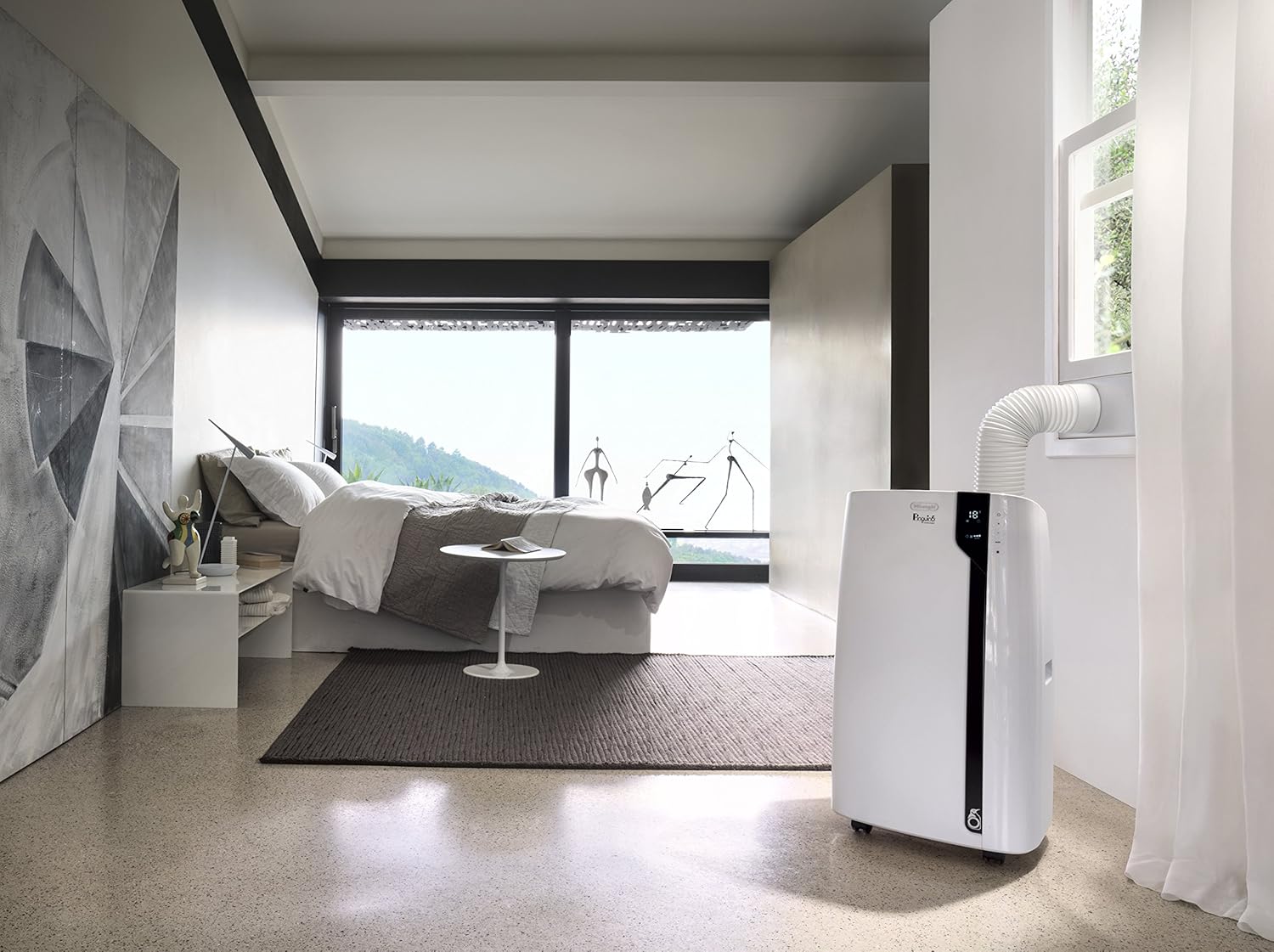 De'Longhi Pinguino PACEX100 Silent - Portable Air Conditioner with Real Feel Technology - 110m³, 10,000 BTU, A++ Energy Efficiency