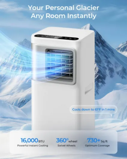 YLEOOB 16000 BTU Portable AC Review: quiet power for big rooms, from a no-name brand