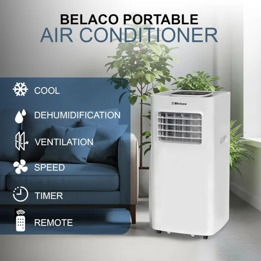 Belaco ACU-9000R1 Review: a solid 9000 BTU portable AC that cools well but isn’t exactly discreet