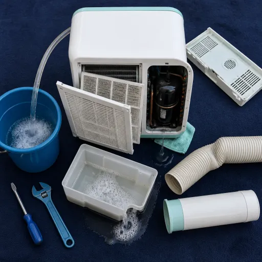 Portable AC leaking water on the floor: five causes ranked from easy fix to dead compressor